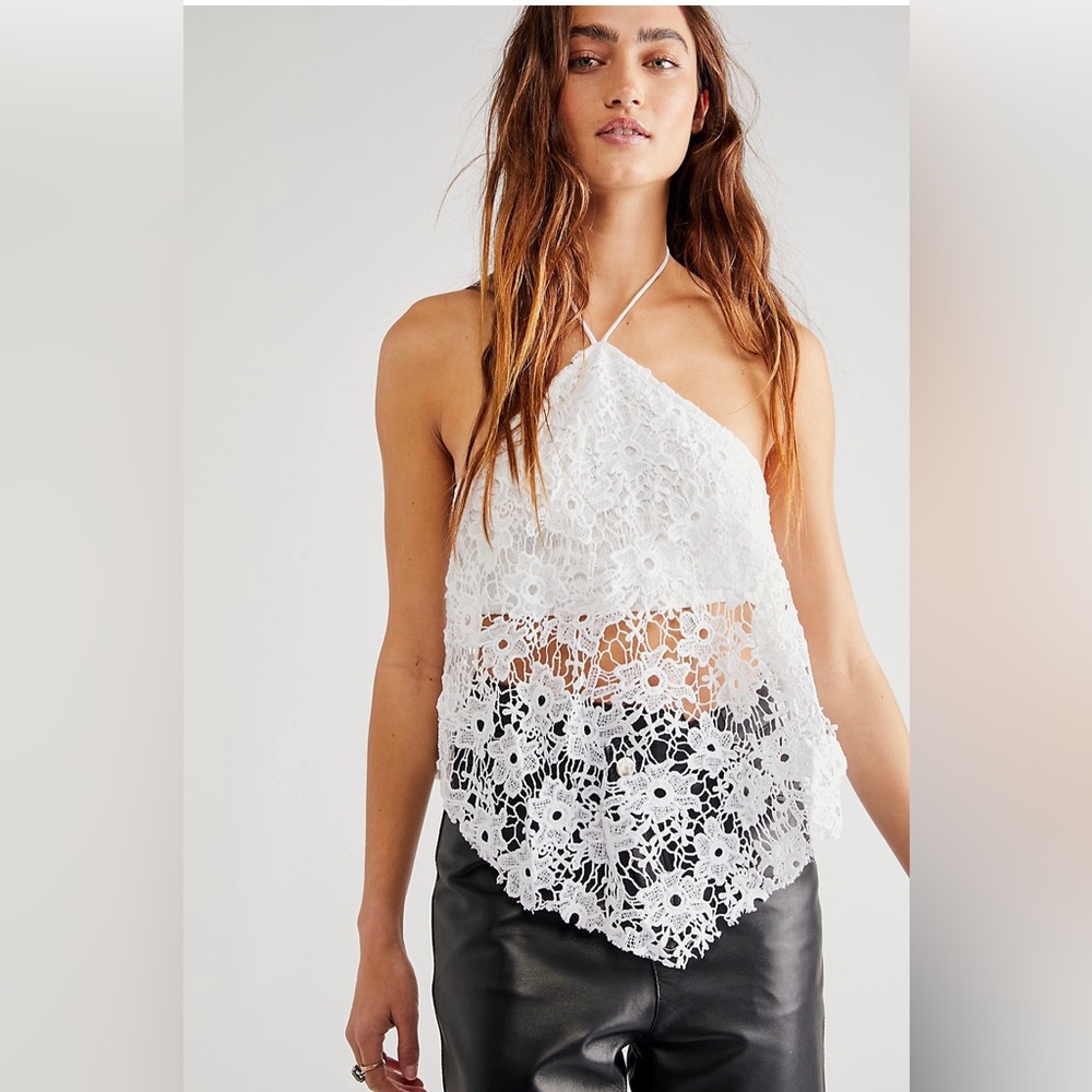 Free People Seychelle Lace Top